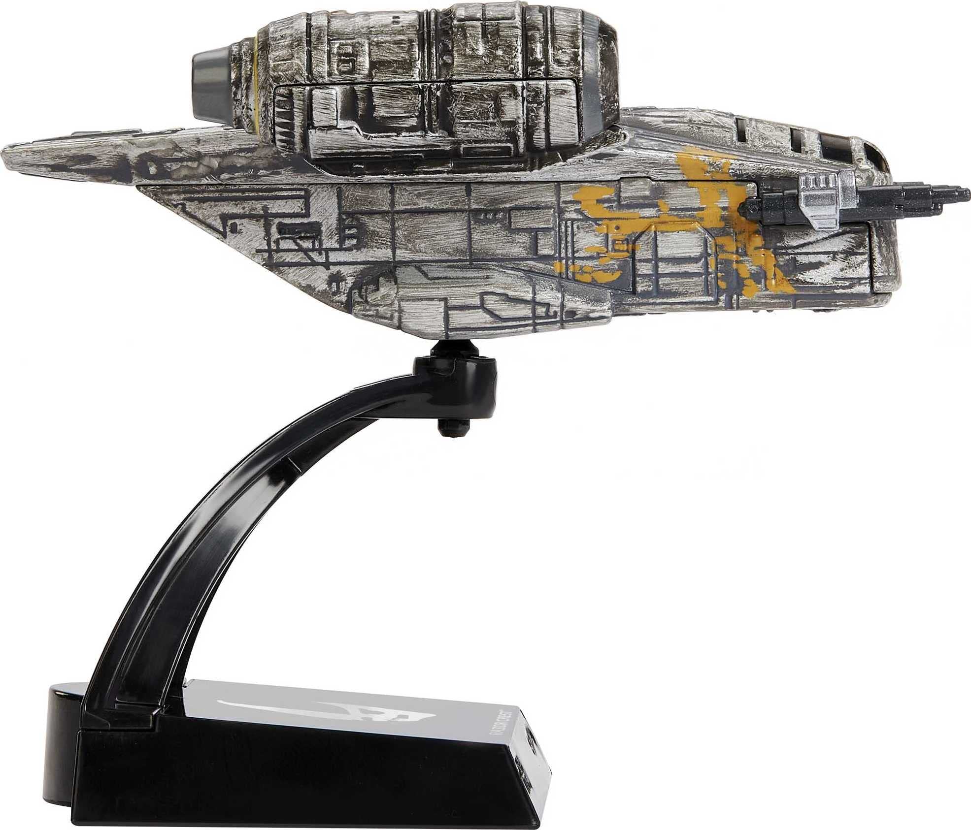 Hot Wheels Star Wars Starships Select side view highlights sleek design.