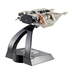 Hot Wheels Star Wars Snowspeeder detailed close-up showcases craftsmanship for collectors.