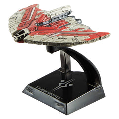 Hot Wheels Star Wars T-6 Jedi Shuttle box turns into a ready-to-display piece.