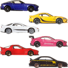 Hot Wheels Streets of Japan 6-pack metal body detail showcases quality construction.