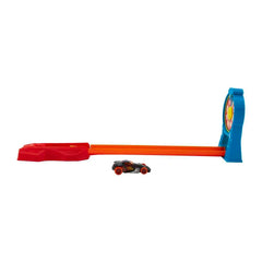 Hot Wheels Stunt-Horse Racing Set included vehicle ready for immediate action.
