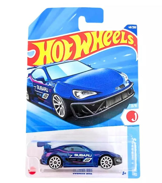 Hot Wheels Subaru BRZ 1:64 diecast, ideal for display or play.