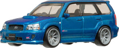 Hot Wheels Subaru Forester STI with Real Riders tires for authentic display realism.