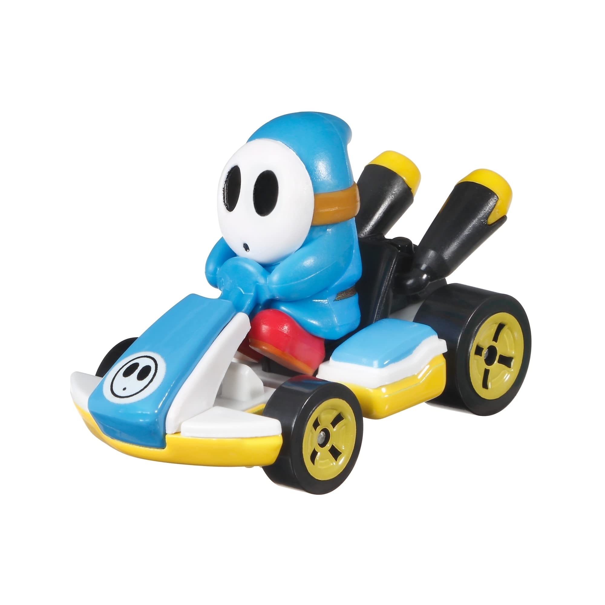 Hot Wheels Shy Guy GRN21 front view with vibrant Mario Bros styling for display