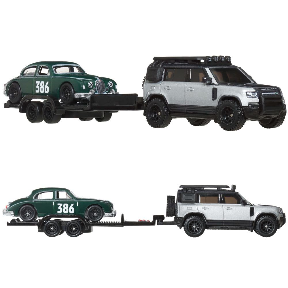 Hot Wheels Defender 110 side view highlights rugged styling for display