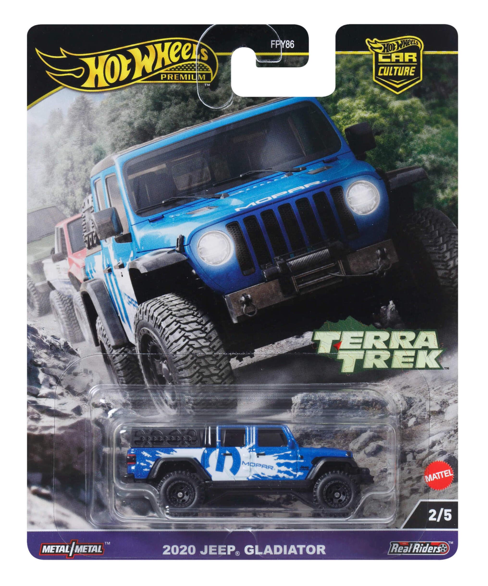 Hot Wheels Jeep Gladiator Terra Trek display-worthy detail for shelves