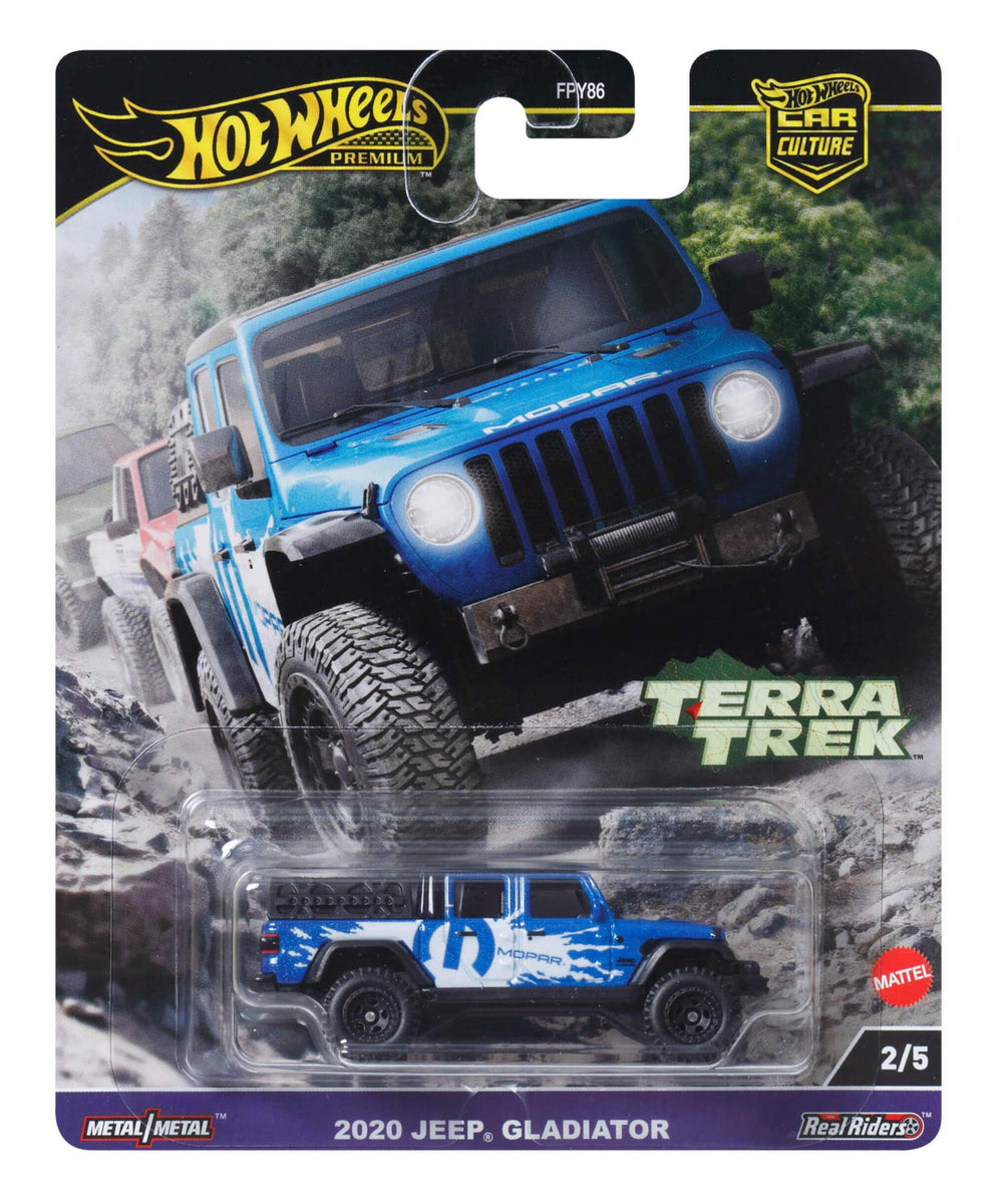 Hot Wheels Jeep Gladiator Terra Trek display-worthy detail for shelves