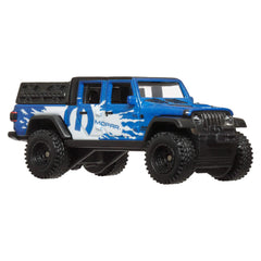 Hot Wheels Terra Trek Jeep Gladiator side view shows Real Riders tires