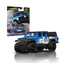 Hot Wheels Terra Trek Jeep Gladiator top view highlights detailed body for display