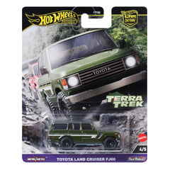 Hot Wheels Terra Trek Landcruiser FJ60 1:64 display-ready die-cast.