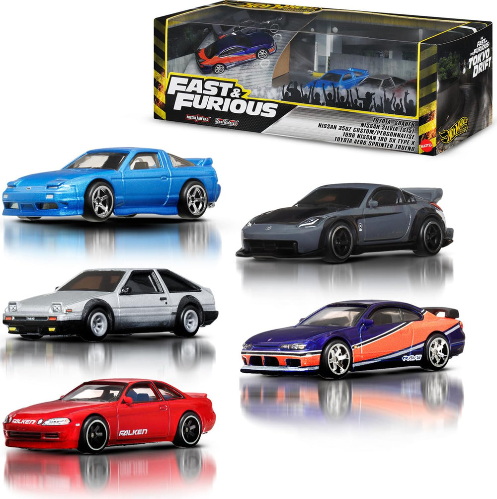 Hot Wheels Tokyo Drift Nissan Silvia S15 1:64 scale for display and collection.