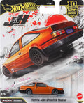 Hot Wheels Toyota AE86 Sprinter Trueno with Real Riders tires for authentic look.