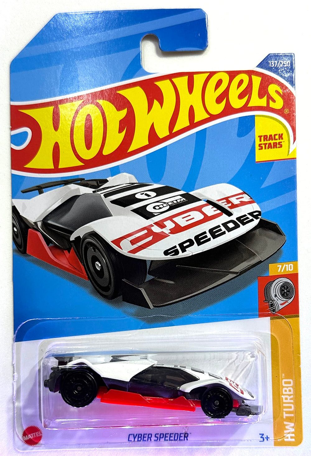 Hot Wheels track stars detail showing 1:64 scale die-cast finish