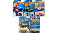 Hot Wheels Treasure Hunt 5-Pack display-ready lineup of unique 1:64 cars for collection