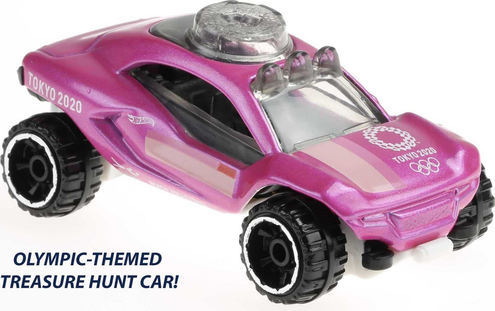 Hot Wheels treasure hunt car included adds rarity and excitement to collection