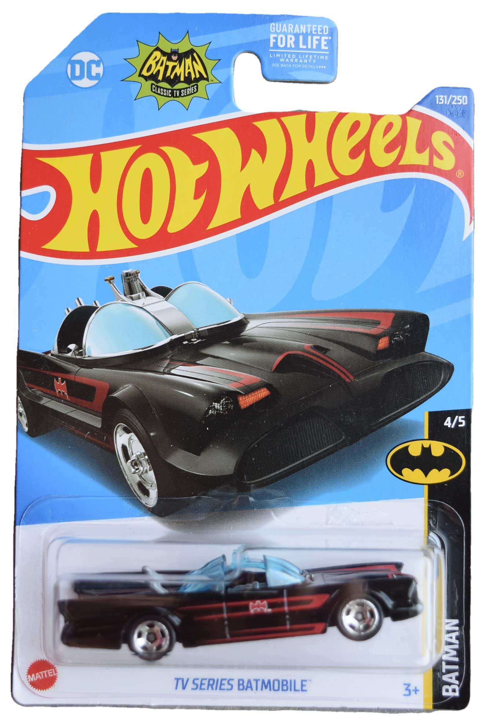 Hot Wheels TV Series Batmobile 164-scale model for display and collection.