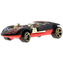 Hot Wheels Twin Mill pearl chrome 2023 side view, perfect for shelf display.