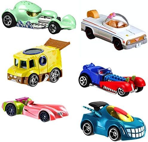 Hot Wheels Patrick pink car adds color to your collection and races