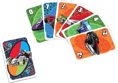 Family game night with 2-10 players using familiar UNO rules.