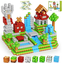 HOTERA magnetic blocks 103pcs set for open-ended STEM play and building fun.