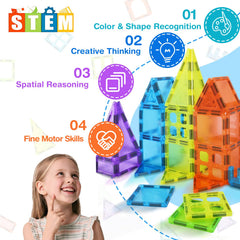 Smooth-edged blocks ensure safe hands-on building