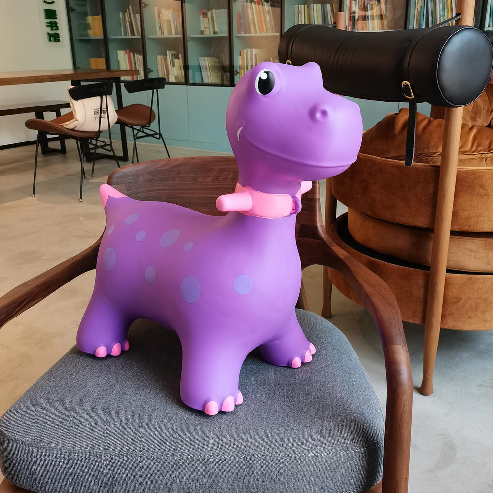 HotMax kid jumping on Dinosaur Hopper boosts active play.