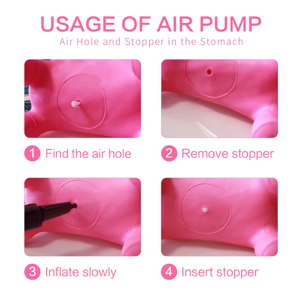 HotMax Unicorn Bouncy Horse pink color appeals to toddlers during joyful playtime