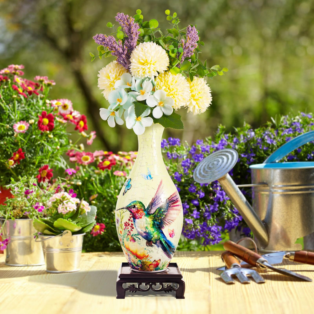 HOTPLACY 3D puzzle vase gift-ready packaging for Mother's Day or housewarming.