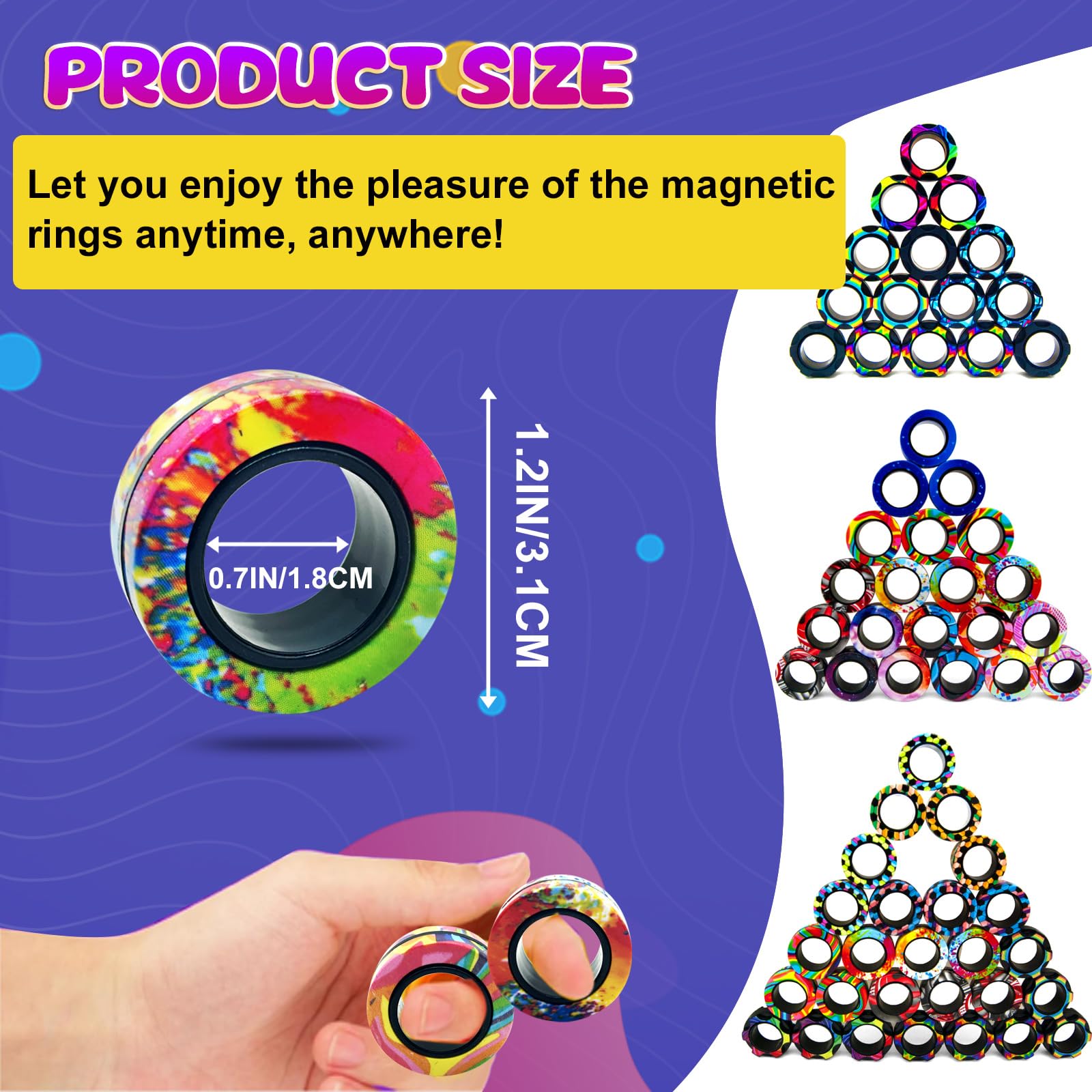HotubFolks Easter-themed display with rings ready for gifting or decoration.