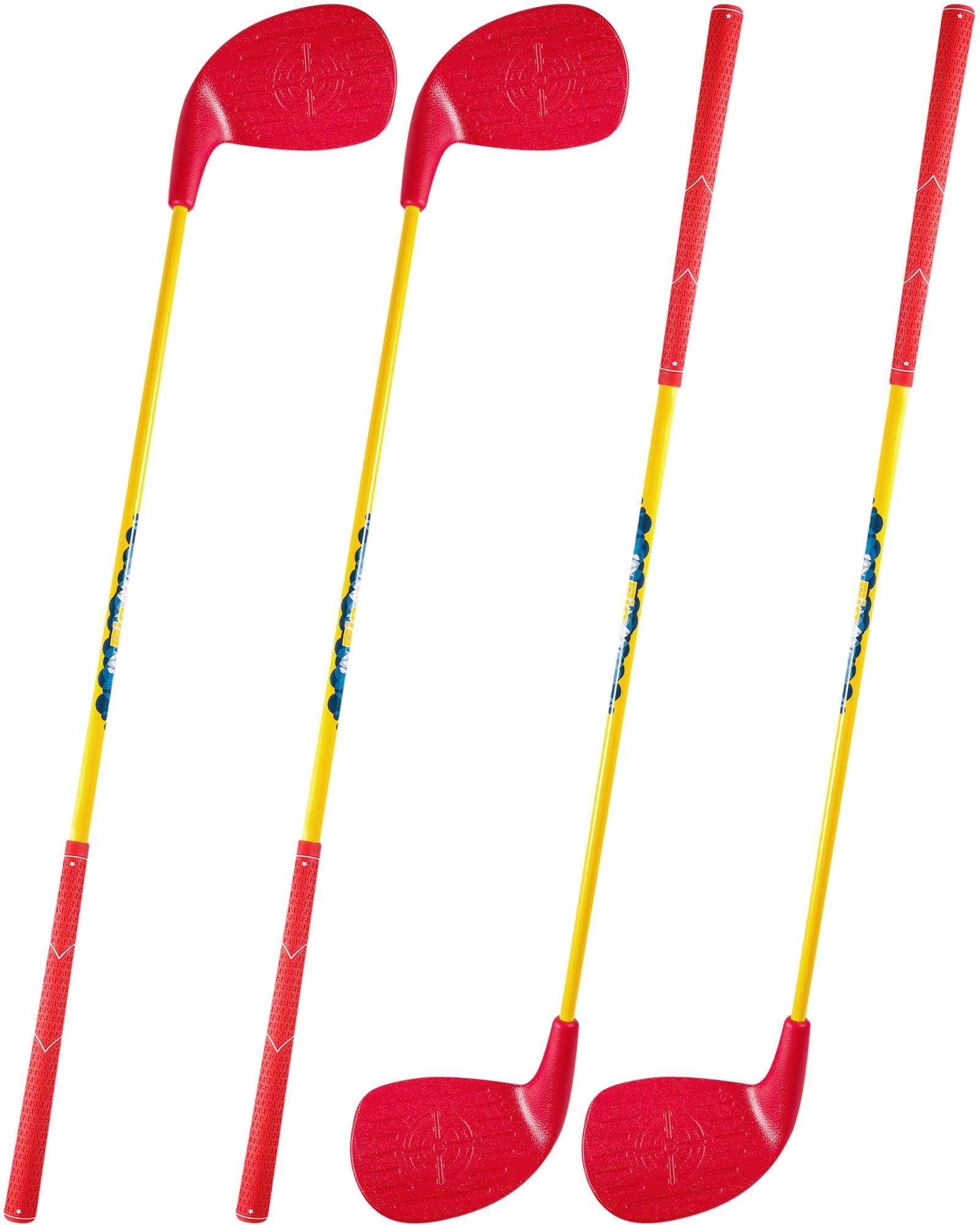 HOTWIND 4-pack red golf clubs with oversized heads for easy backyard play