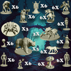 House of Bodian banshee figure adds haunting atmosphere to your campaign.