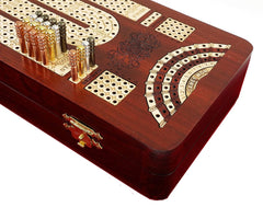 House of Cribbage 14-inch four-track board for smooth scoring