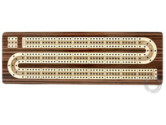 House of Cribbage bottom velvet felt pad protects surfaces and stabilizes the board