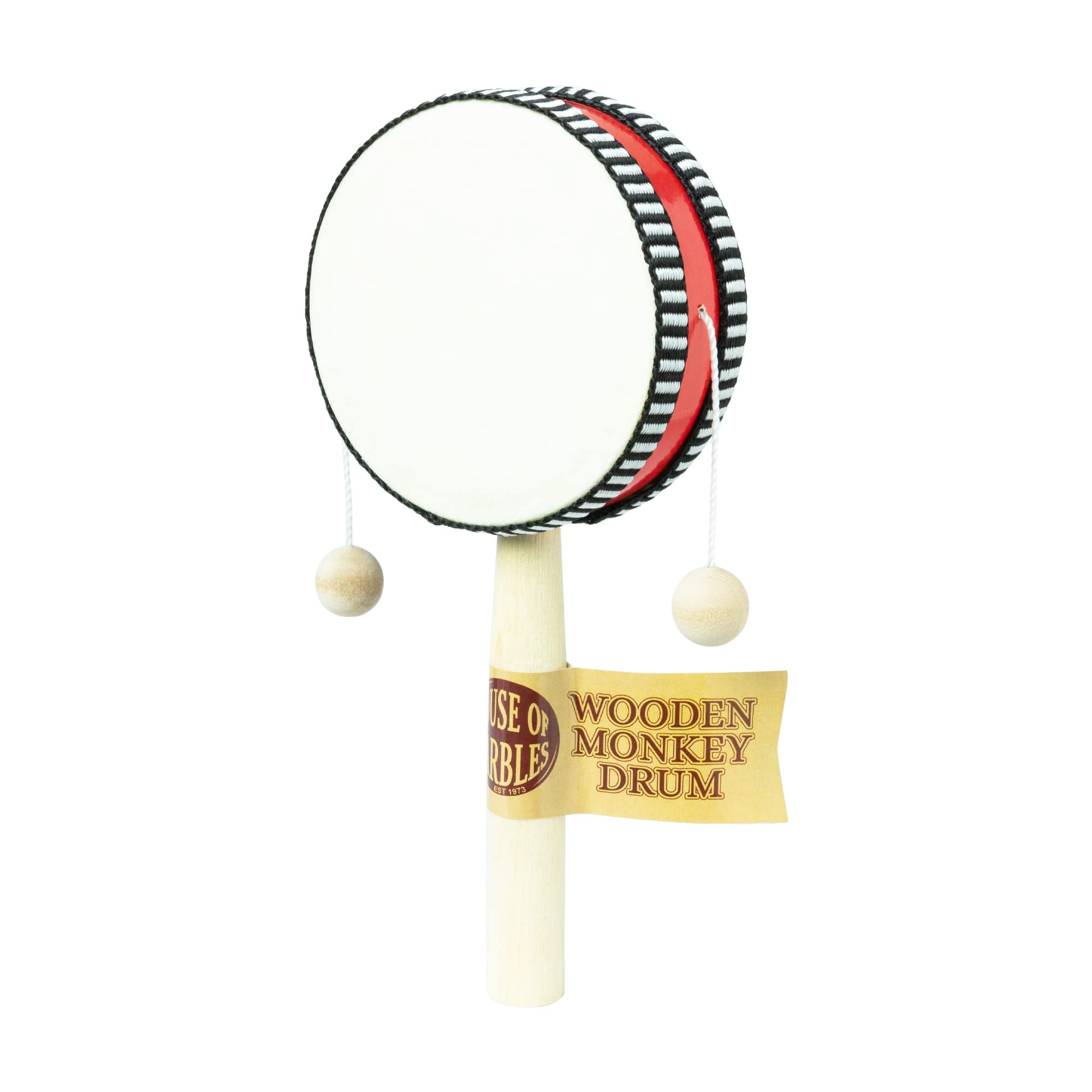House of Marbles Monkey Drum packaging suitable for gifting
