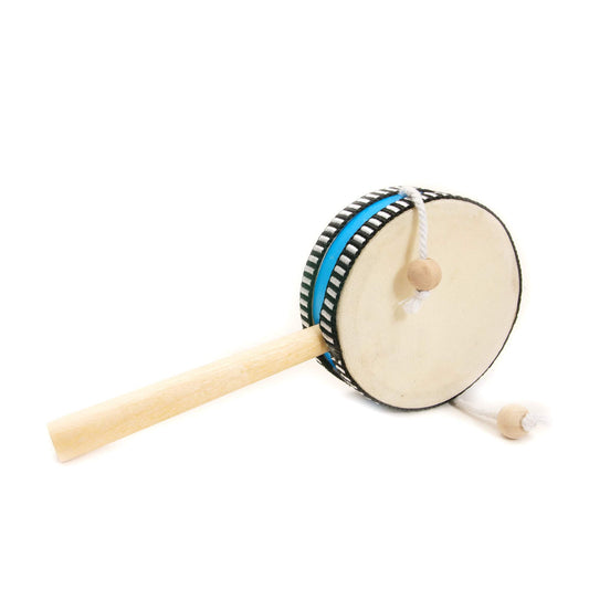 House of Marbles Monkey Drum side angle showing compact size