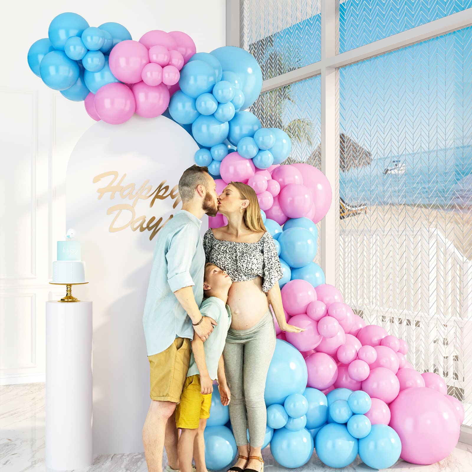 HOUSE OF PARTY pink 12in balloons for cohesive garland construction