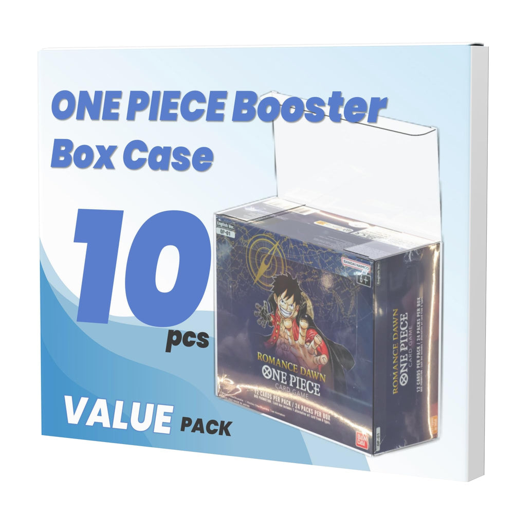 HOUSYLOVE OPCG booster protector in crystal clear PET protects OP01 cards