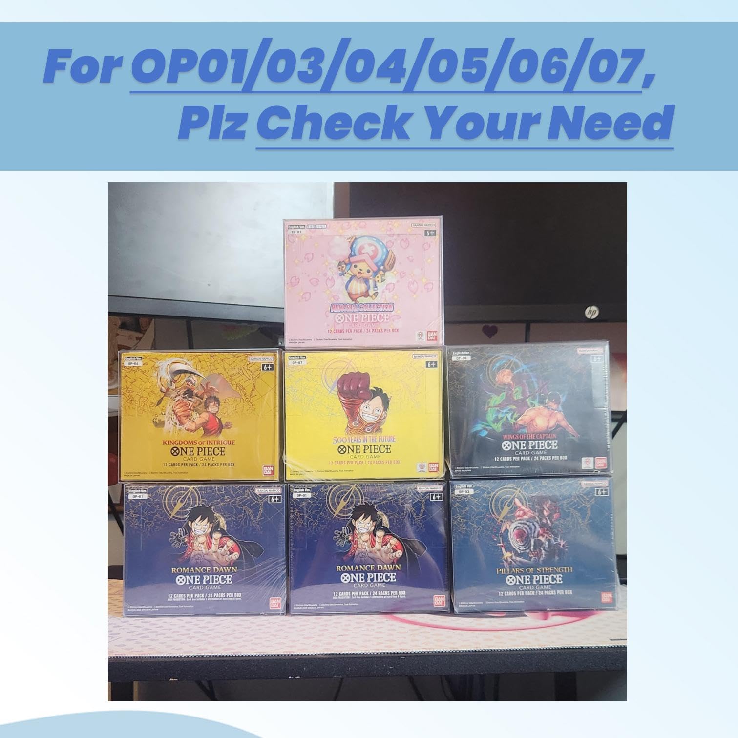 HOUSYLOVE OPCG protector case for OP04 keeps display pristine