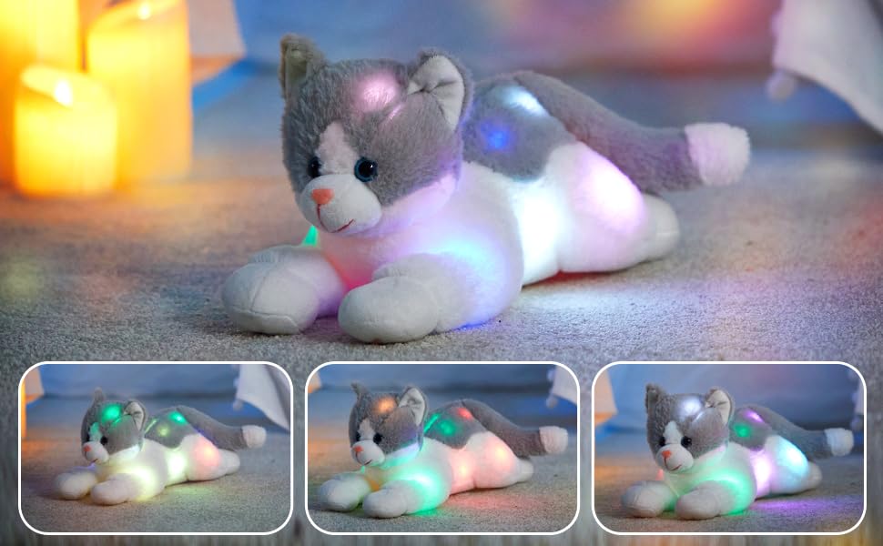 Houwsbaby battery-powered design keeps this kitty portable and kid-friendly.