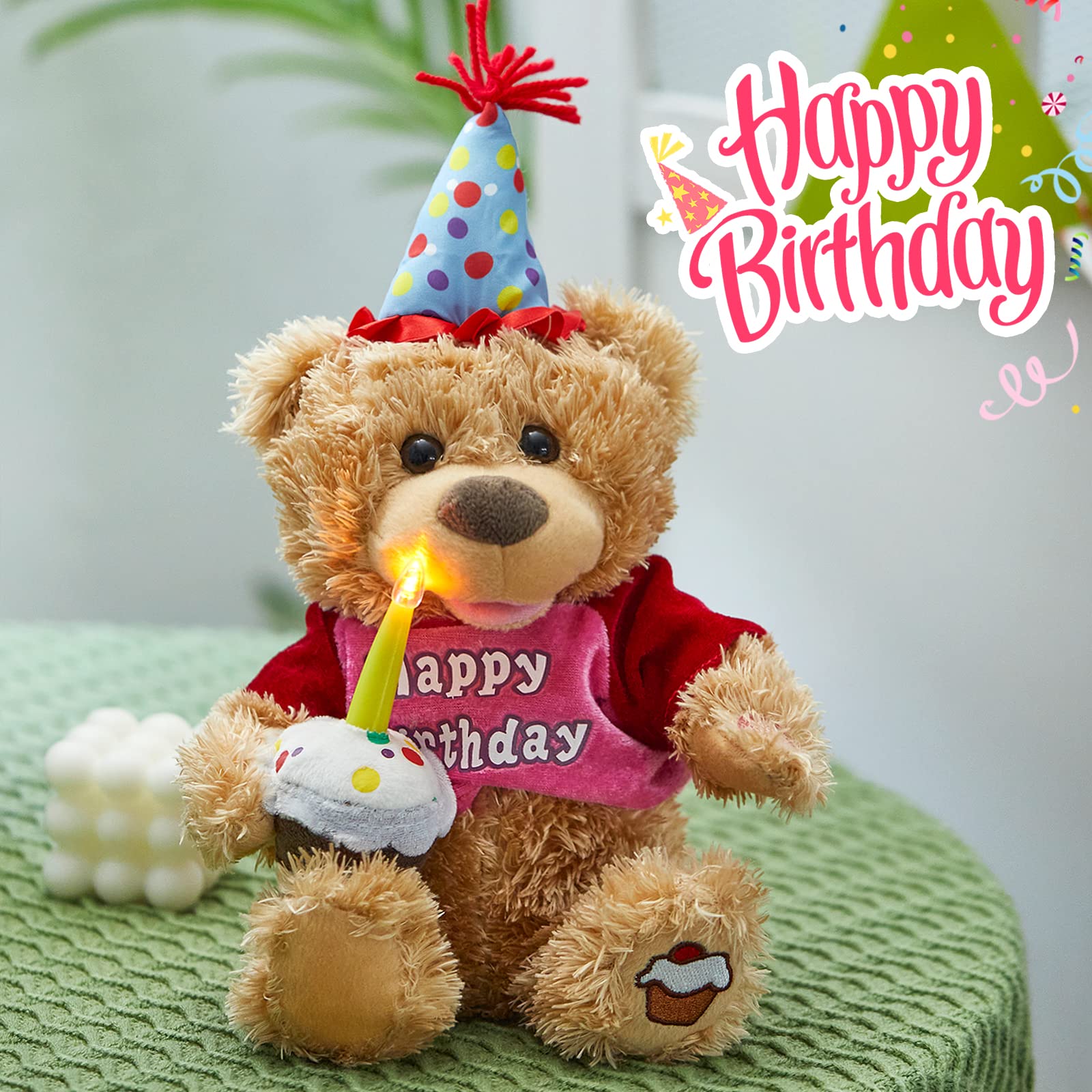 Houwsbaby teddy feet embroidered cake design boosts charm.
