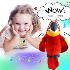 Houwsbaby kid friendly plush parrot designed for hugs and imagination