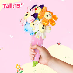 Houwsbaby Pixel Flower Bouquet in Living Room brightens any space