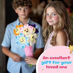 Houwsbaby Pixel Flower Bouquet Soft Texture invites gentle touch
