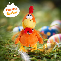 Houwsbaby rooster plush dancing movements spark imagination during playtime