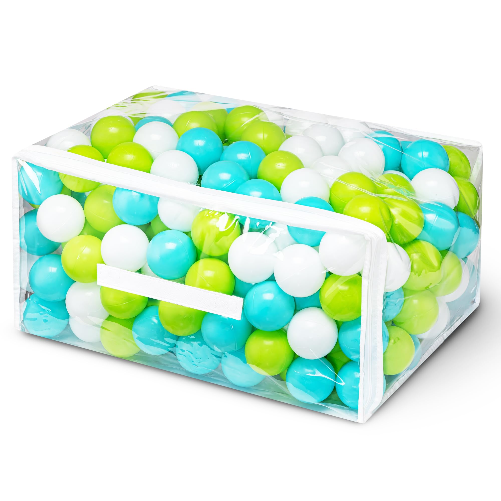 Hovenlay 100-ball pit balls close-up; colorful, child-safe play for little ones.