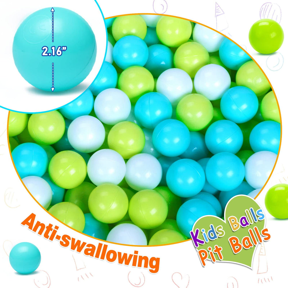 Hovenlay non-PVC material balls for worry-free handling and cleaning.