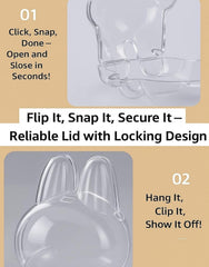 Howgoody miniature-display-case makes a gift-ready collectors' showcase.