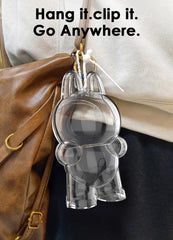 Howgoody transparent-acrylic-figure-display-case enhances display clarity.