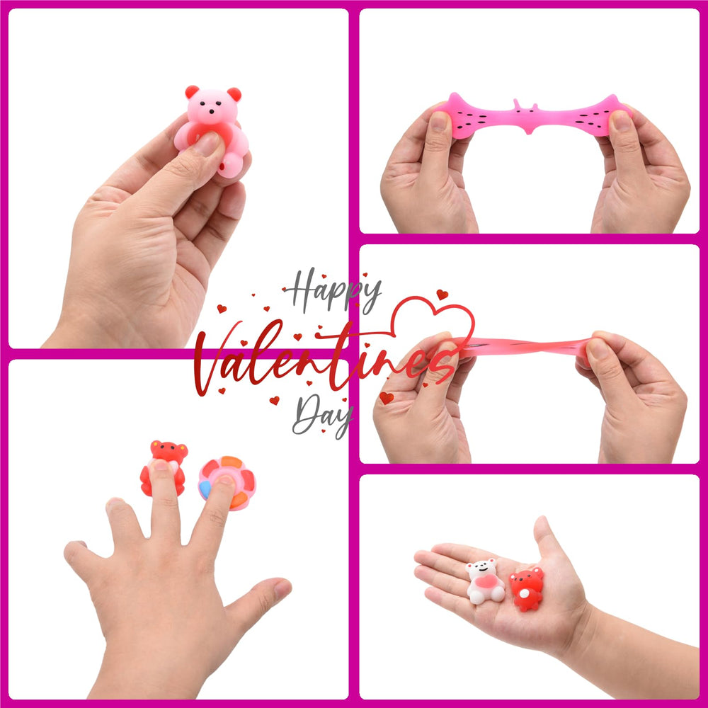 Decor ideas for Howzcci valentines card and squishy toys