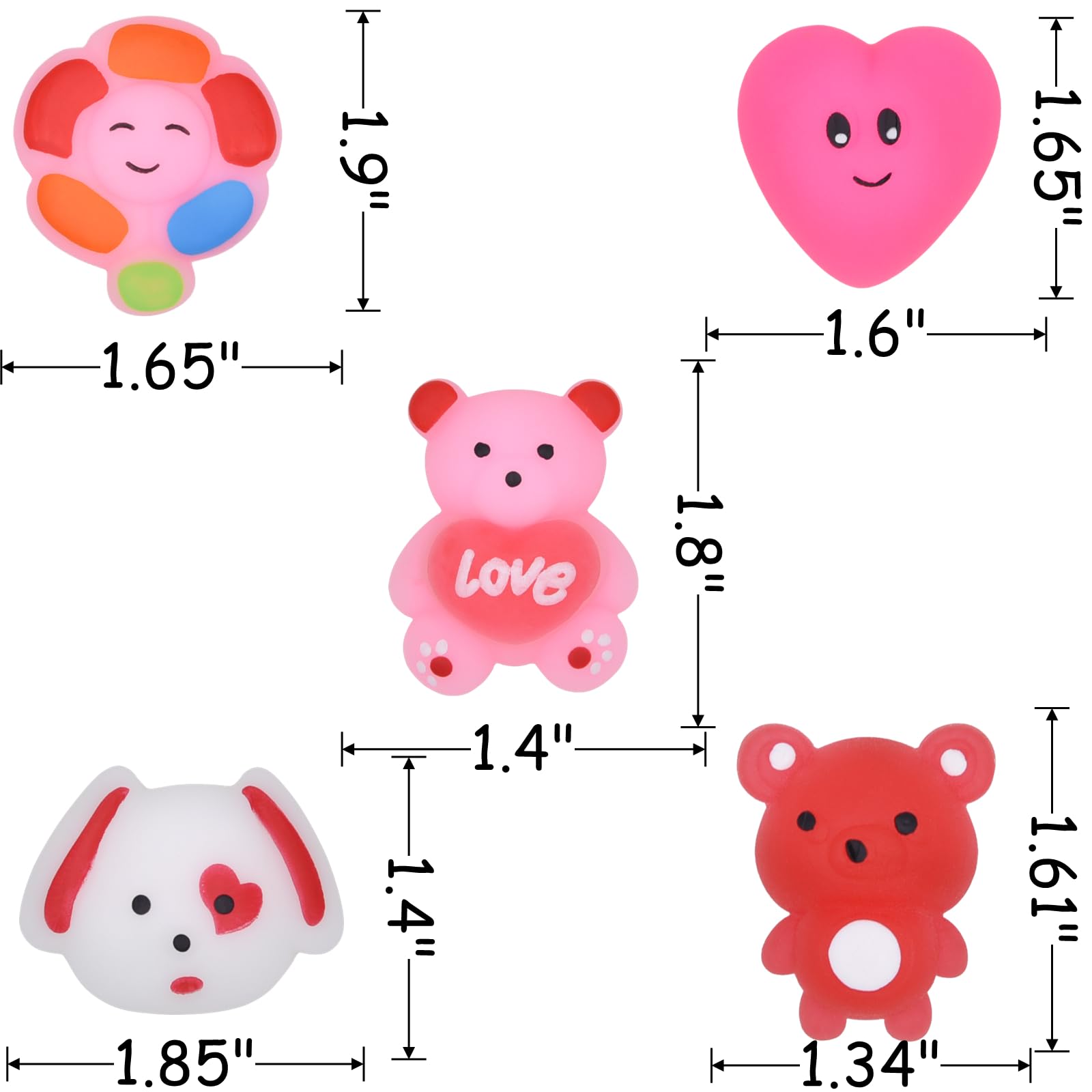 Child holding Howzcci valentines card with toy for fun sensory play